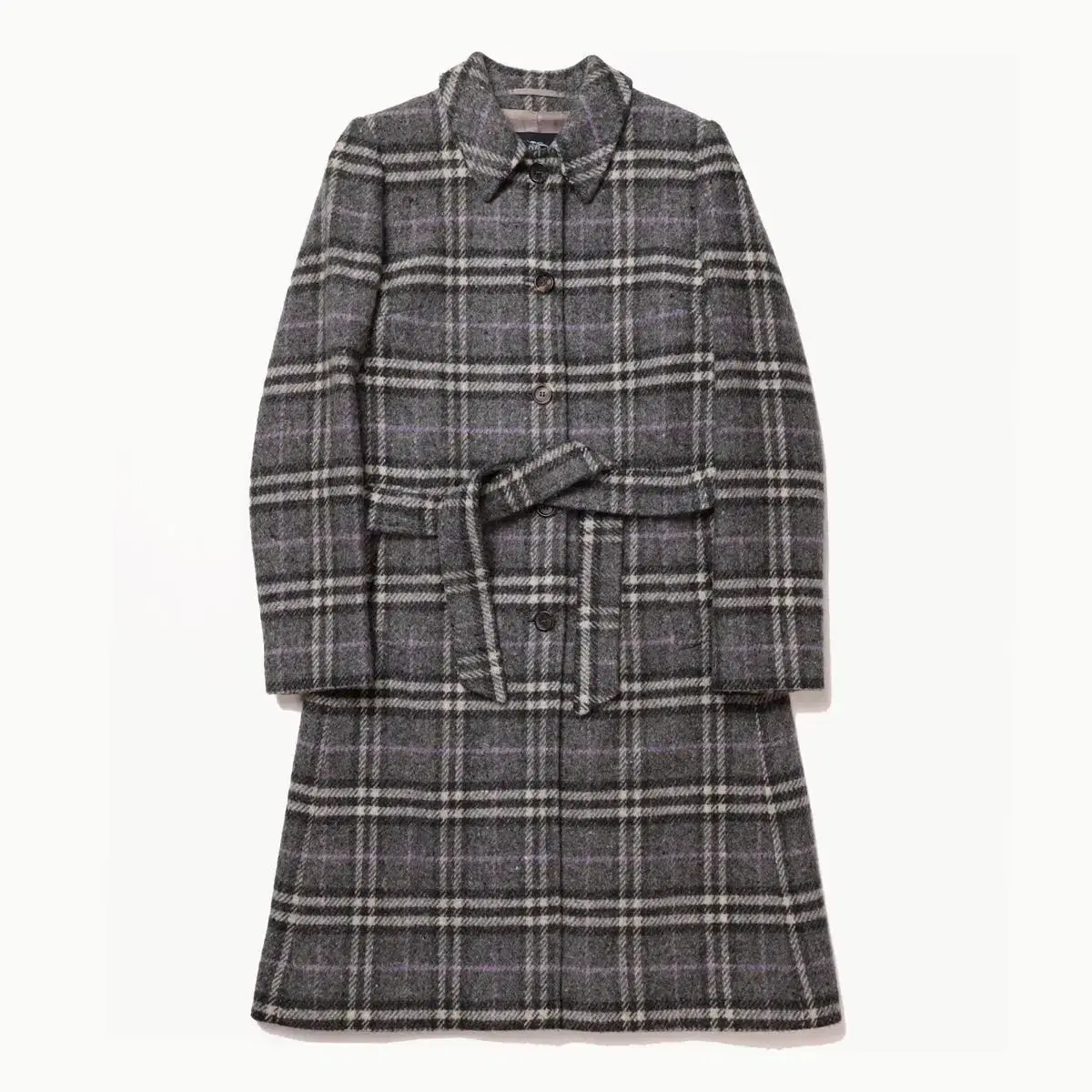 Burberry 노바체크 울 롱 코트