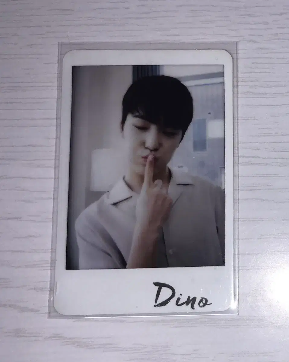 Seventeen I don't want to cry dino photocard