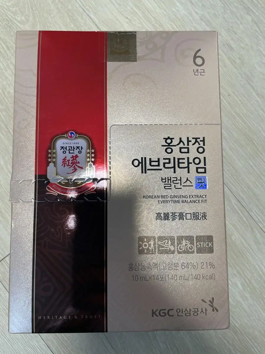 홍삼정 에브리타임 밸런스 핏 10ml x 14일치