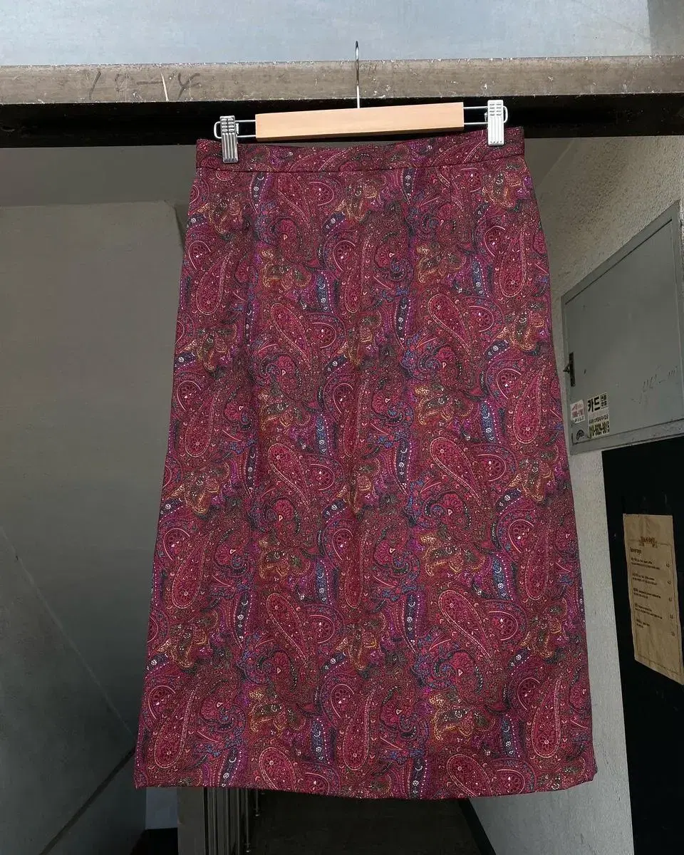 Japanese paisley pattern skirt