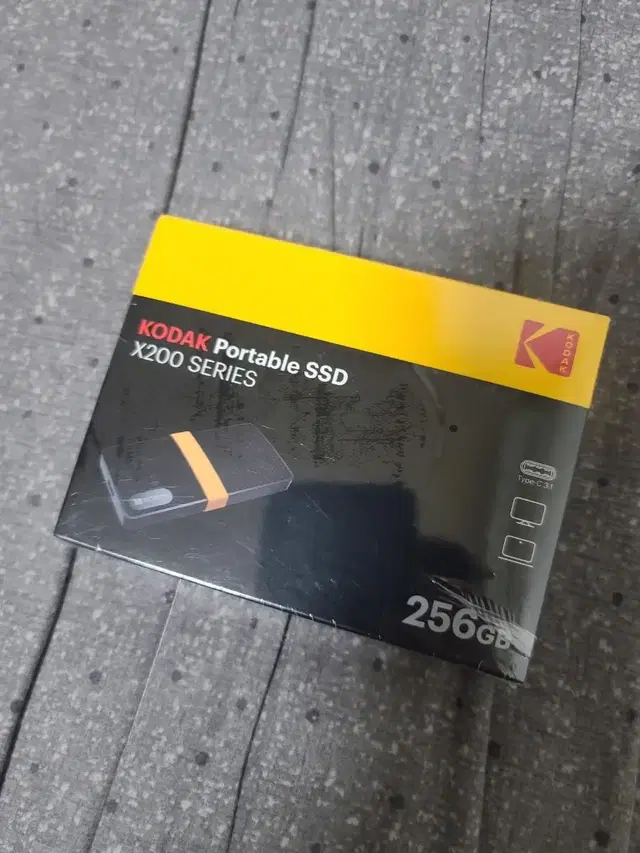 (새상품) kodak X200 ssd 외장하드 드라이브 256GB 판매