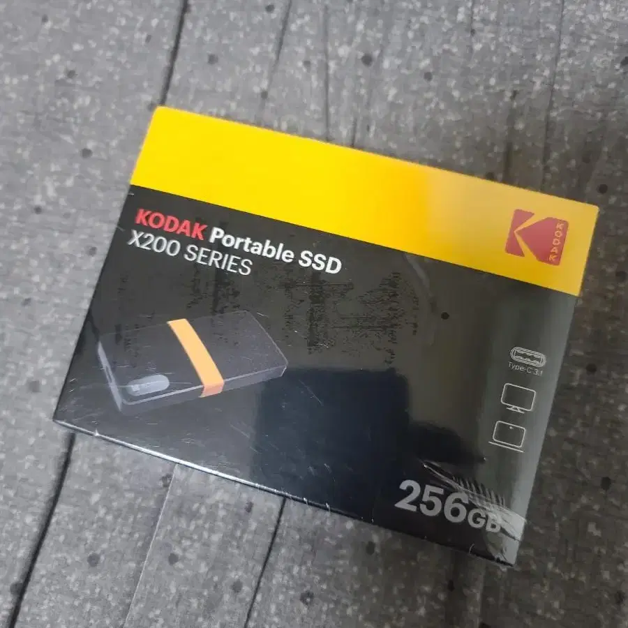 (새상품) kodak X200 ssd 외장하드 드라이브 256GB 판매