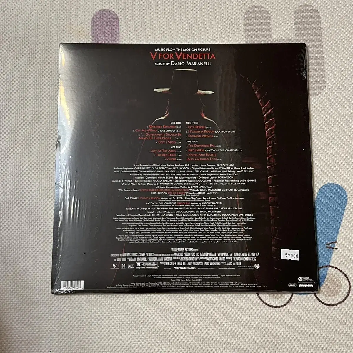 브이 포 벤데타 lp OST 2LP