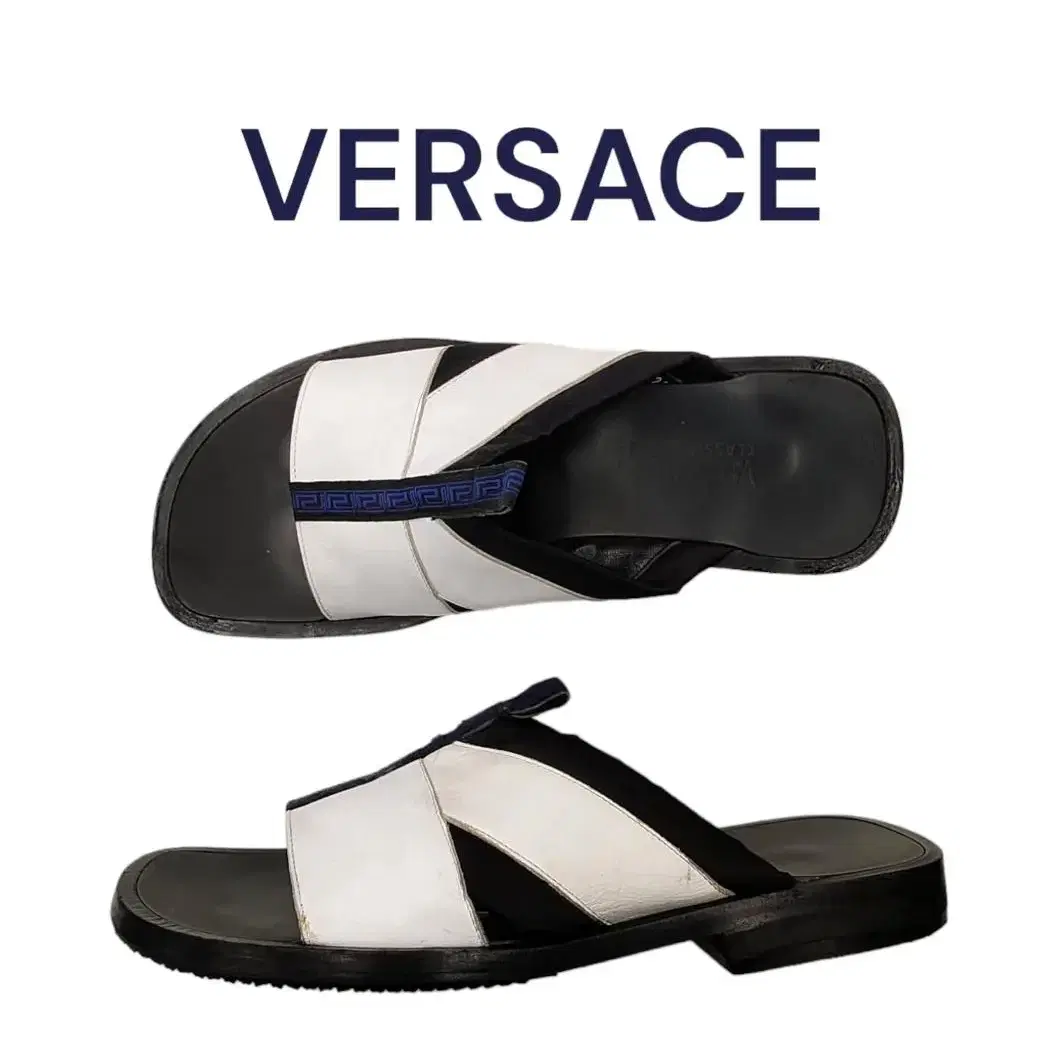 [42.5-270] VERSACE 베르사체 래더 슬리퍼