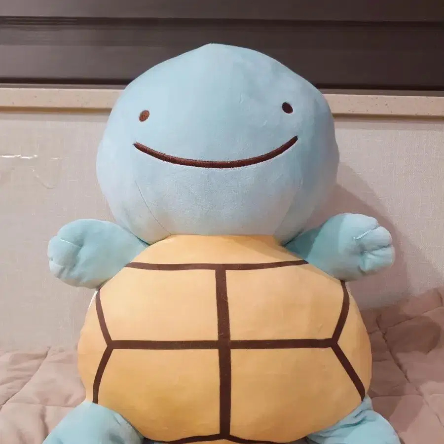 (미사용 새상품) 메타몽 변신 애착인형 대형 60cm 꼬부기