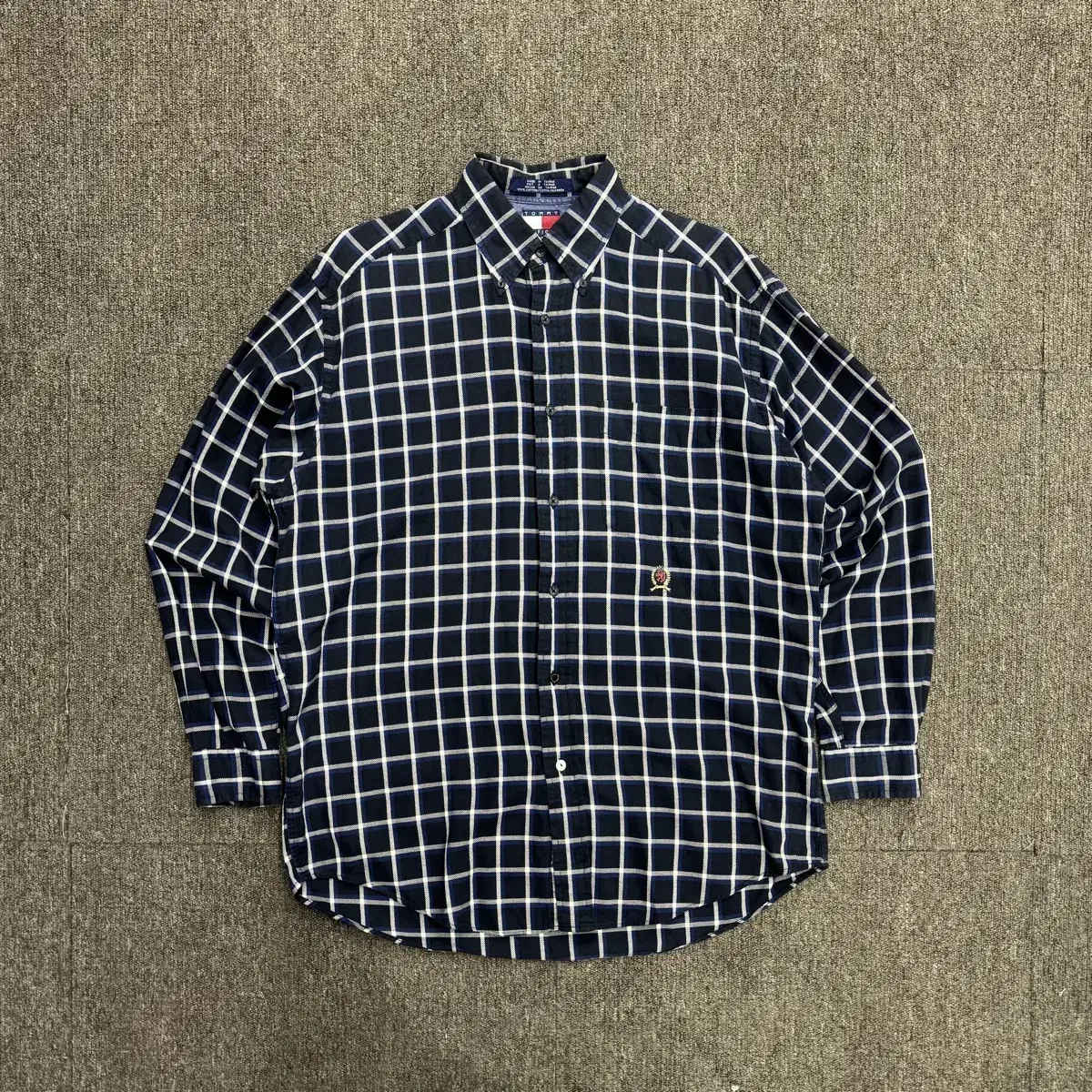 [L] 90s Tommy Hilfiger Laurel Button Down Check Shirt