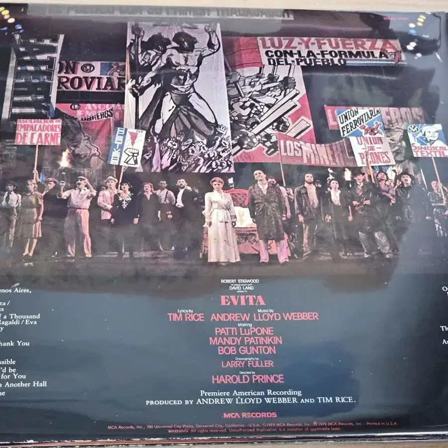 Evita-Premiere American Recording (수입LP