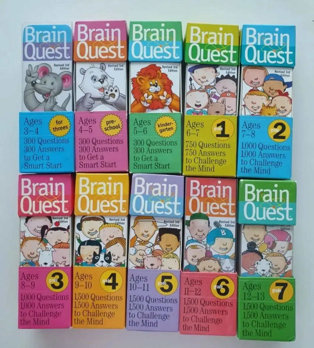 새상품) Brain quest 10set 영어 교구