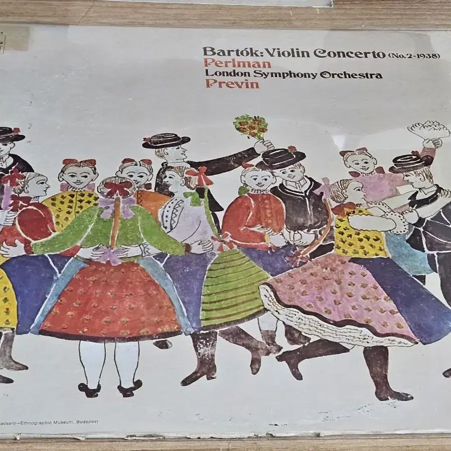 Bartok:Violin Concerto No.2 - Perlman LP