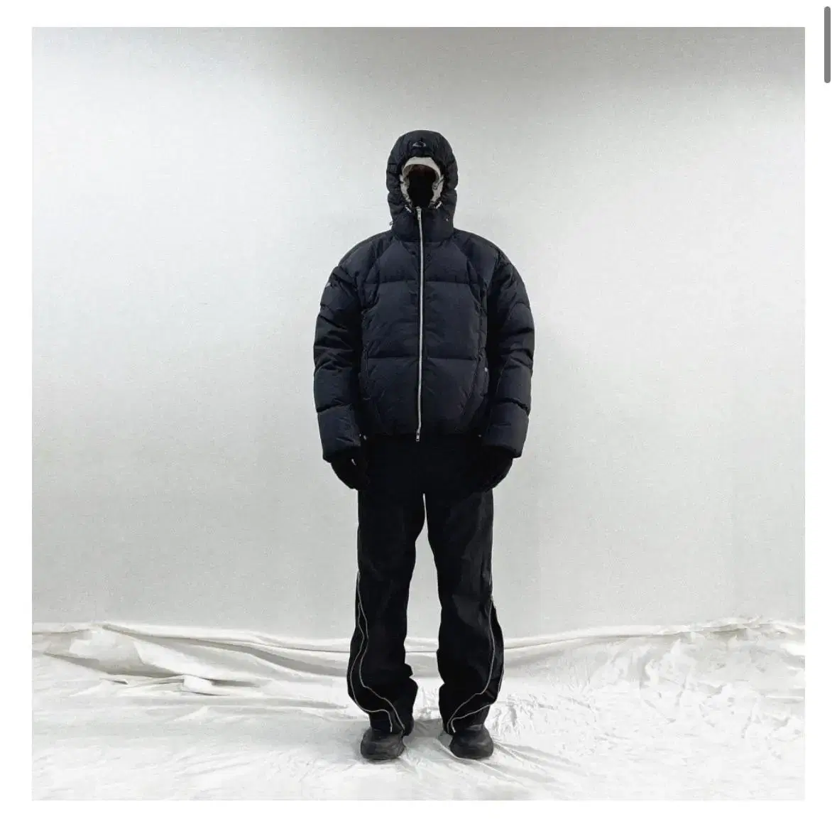 1size] 그레일즈 리플렉티브 다운자켓 패딩 블랙 | 브랜드 중고거래 플랫폼, 번개장터