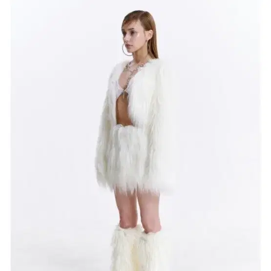 csdclb Yeti white reversible faux fur