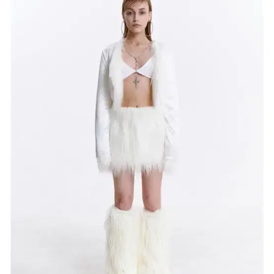 csdclb Yeti white reversible faux fur