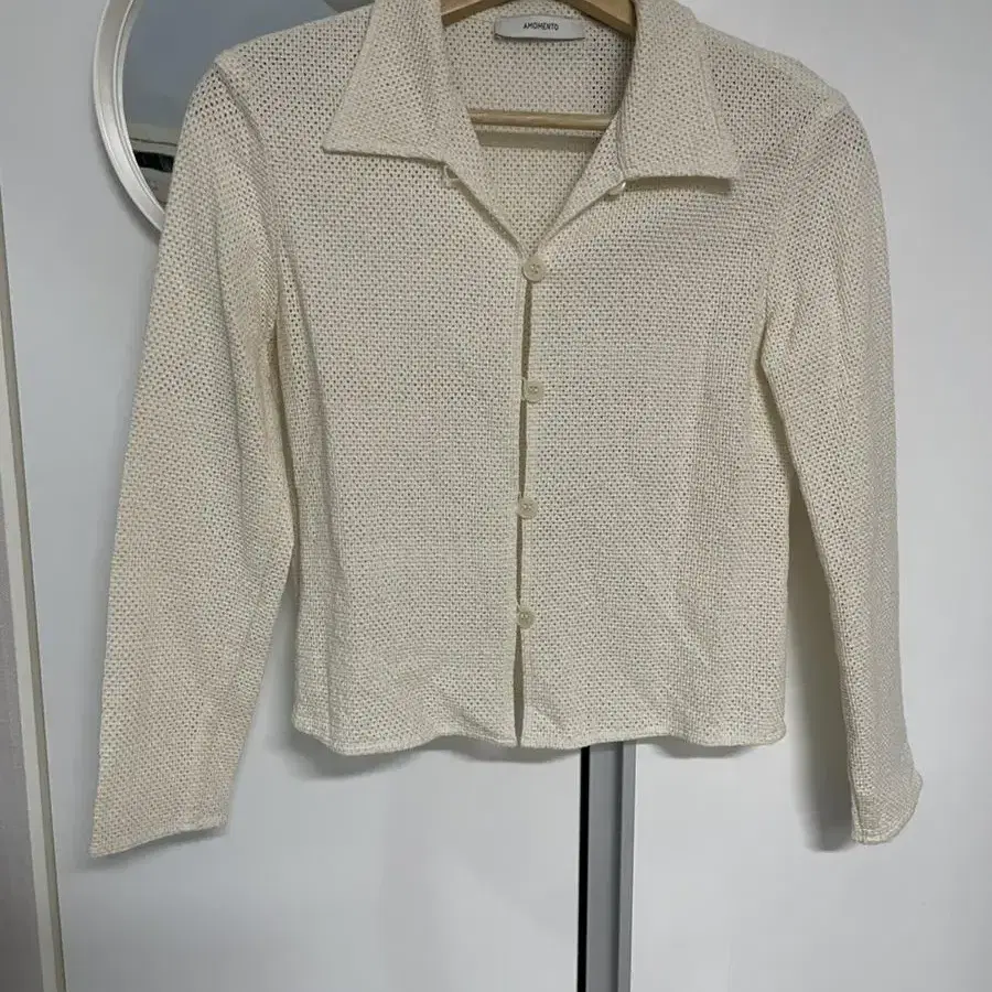 amomento crochet shirt 아모멘토 크로셰 셔츠