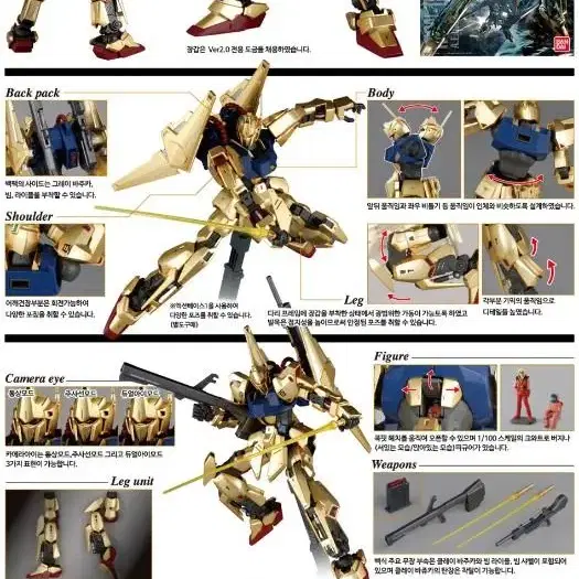 [MG]1/100 MSN-00100 HYAKU-SHIKI Ver2.0 백