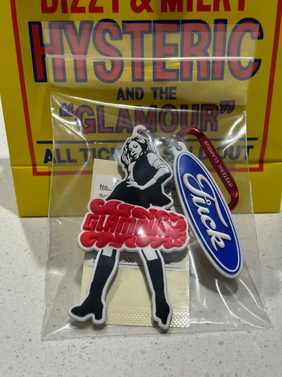 Hysterical Glamor Keyring