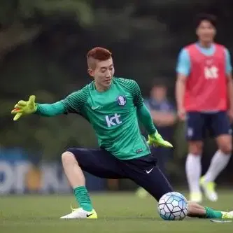 대한민국 축구 국가대표 선수지급용 골키퍼 GK 국대유니폼 반팔