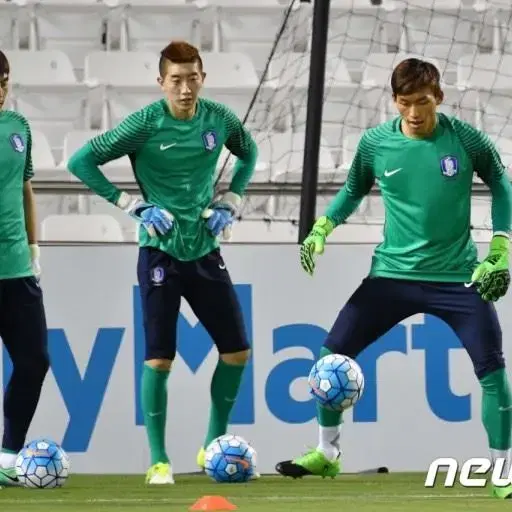 대한민국 축구 국가대표 선수지급용 골키퍼 GK 국대유니폼 반팔