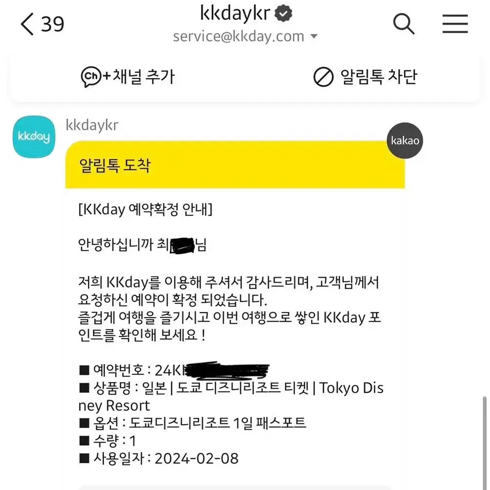 도쿄 디즈니랜드 입장권