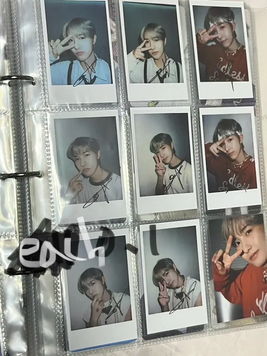 Renjun photocard polaroid wts knight loading shems