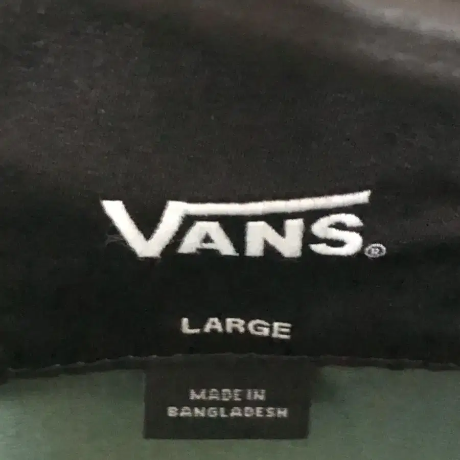 반스 vans 자켓 초록색 라지 L 사이즈