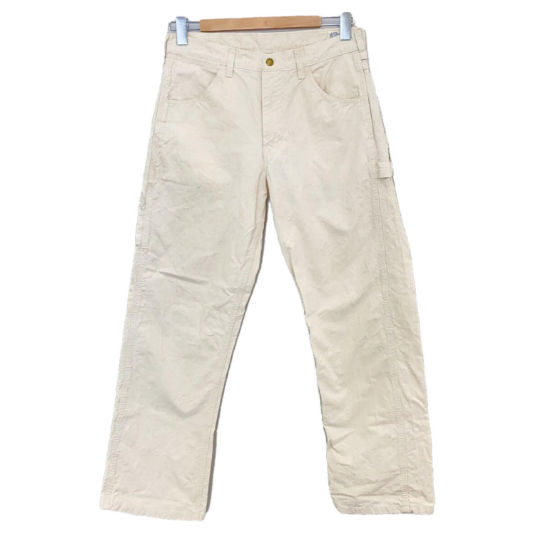 ORSLOW Men's cotton pants white