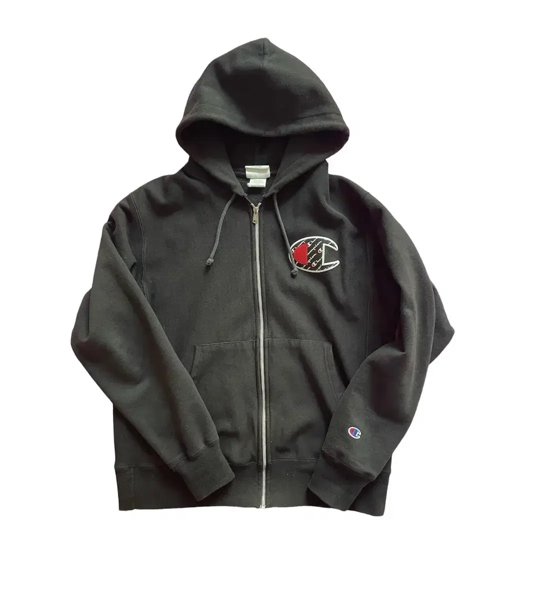 Champion Reverse Weave Hooded Zip Up M