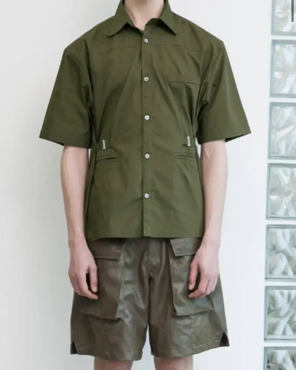 Lew Onier Short Sleeve Shirt (OLIVE)/New