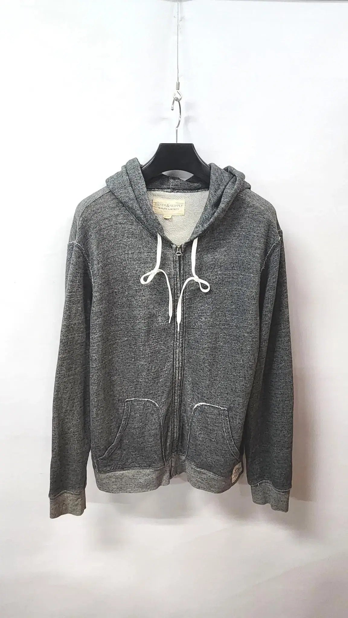 (L 105) Ralph Lauren Denim Supply Men's Hooded Zip Up