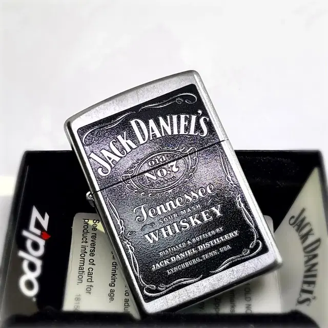 정품 24779 JACK DANIEL'S NO.7 LBL 새 지포라이터