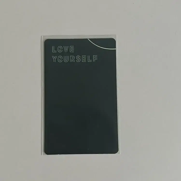 방탄 loveyourself 태형 포카