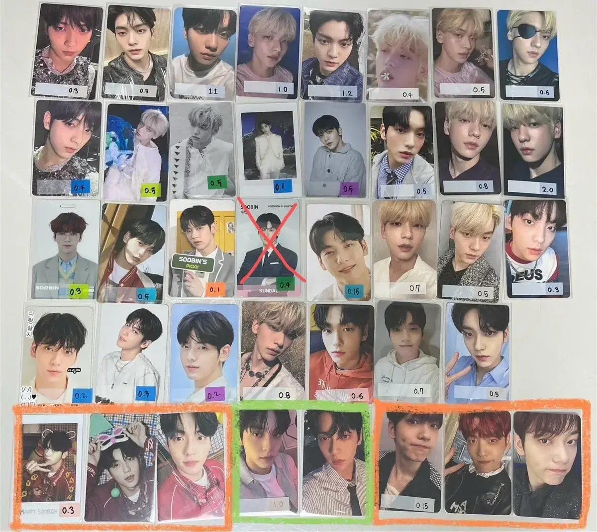 txt photocard wts soobin yeonjun beomgyu taehyun hueningkai bulk wts ld Japan pre-order benefits