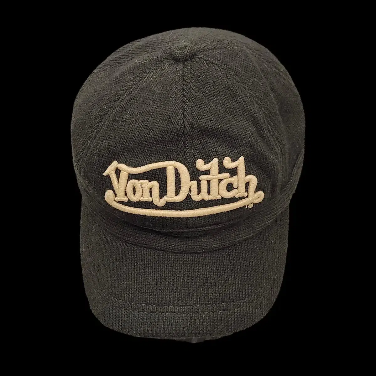 Von dutch 본더치 빈티지 카키 숏챙 캡