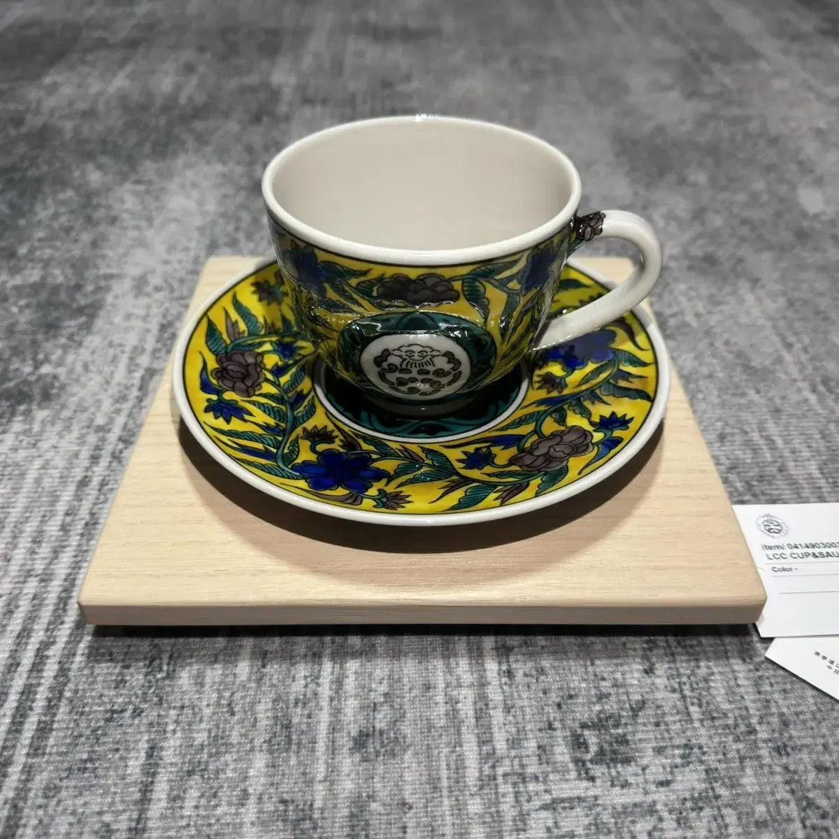 VISVIM LCC CUP&SAUCER (AO-KUTANI)