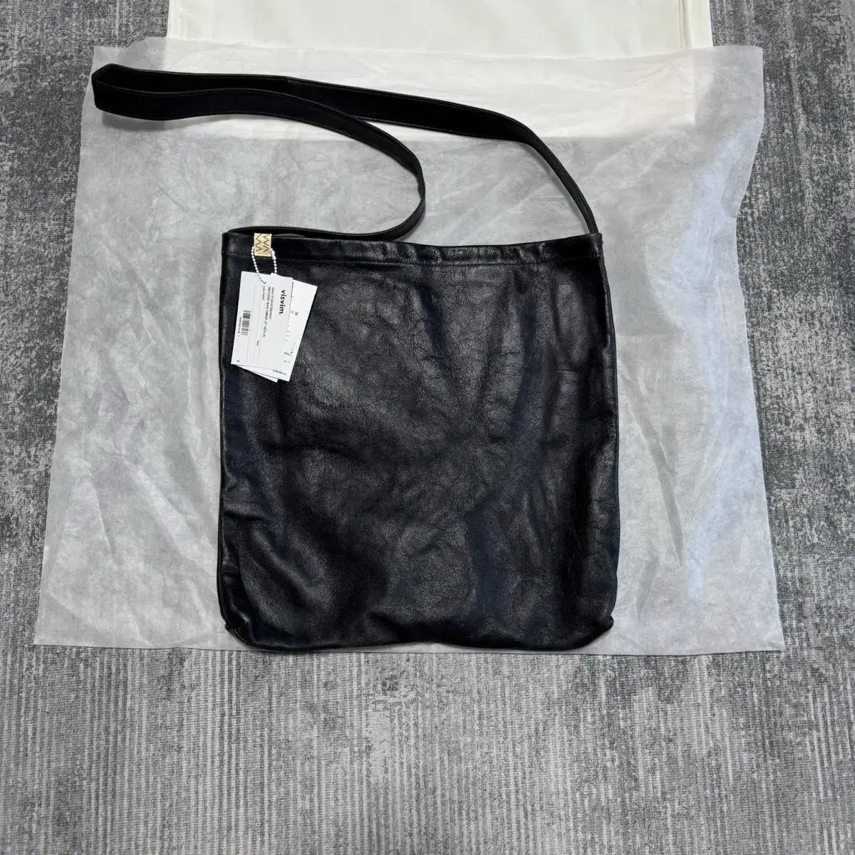 VISVIM 24SS RECORD BAG DMGD IT.VEG H