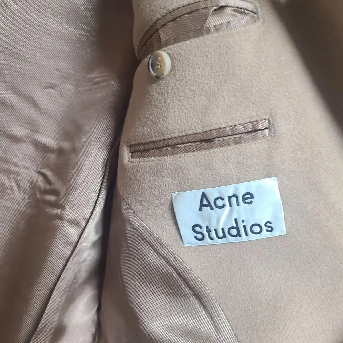 (48) Akne Studios Magma Coat Beige