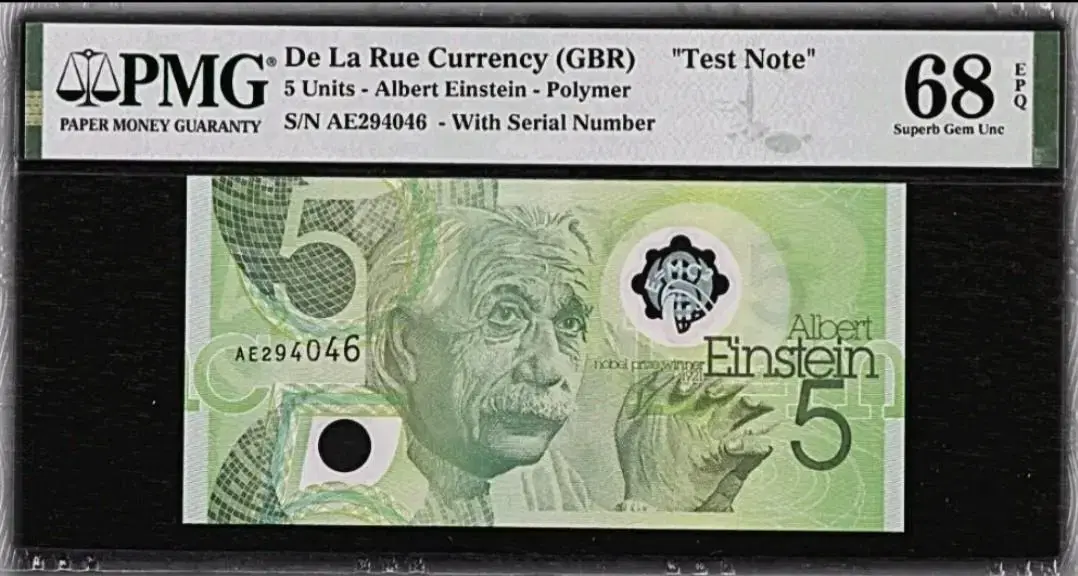 *상품번호 Te-41*Einstein Test Note pmg68등급