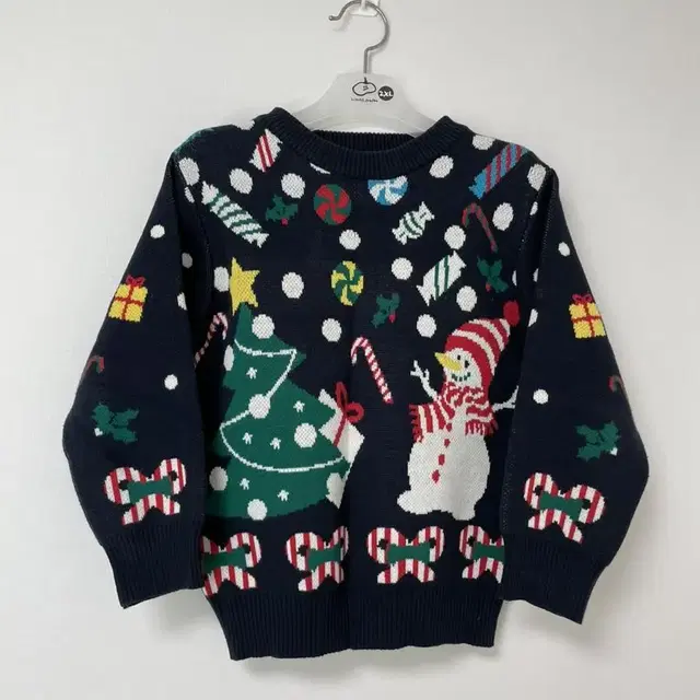 플라키키 CHRISTMAS KNIT_NAVY 6y