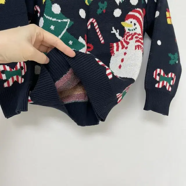 플라키키 CHRISTMAS KNIT_NAVY 6y