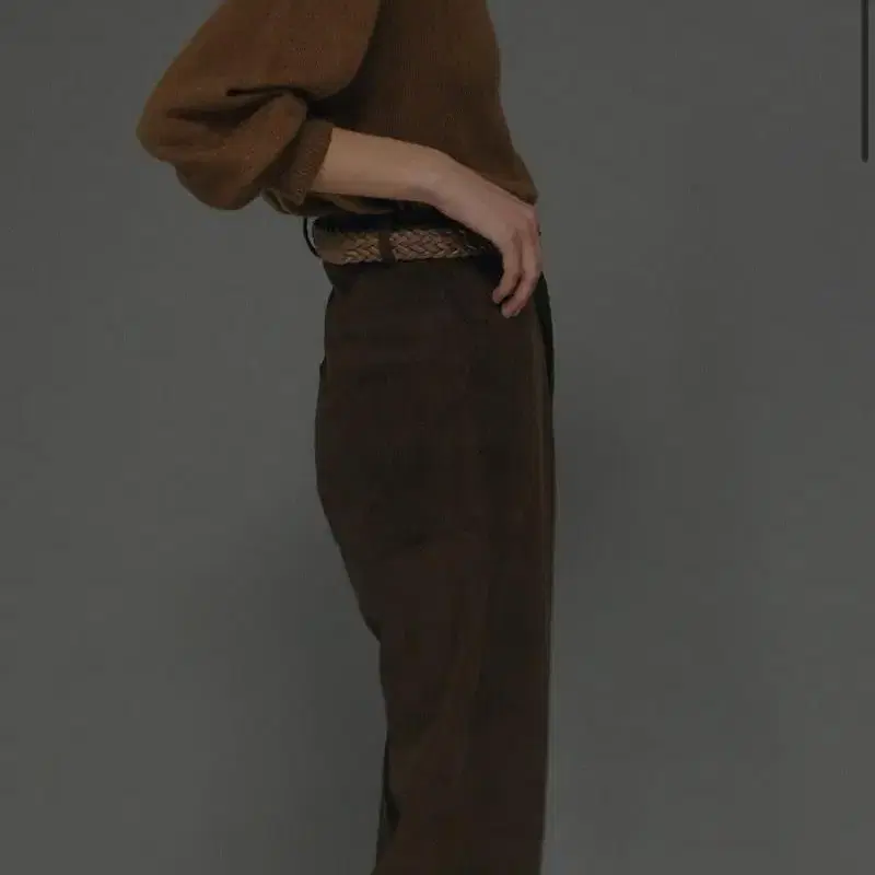 낫띵리튼 robin corduroy pants 코듀로이 팬츠 -브라운 s