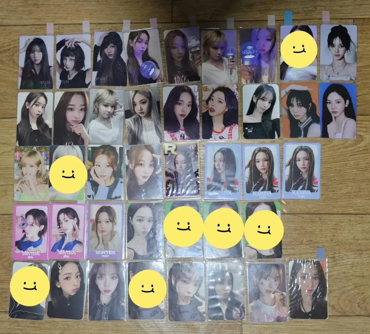 aespa savage got fanmeeting drama girls photocard