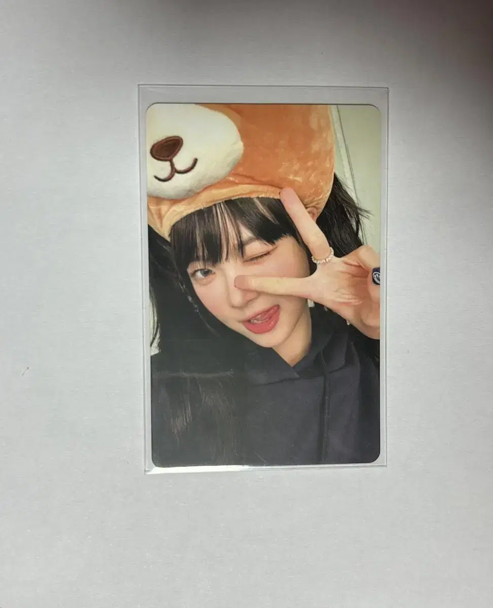 Le sserafim unforgiven hong eunchae alfo photocard