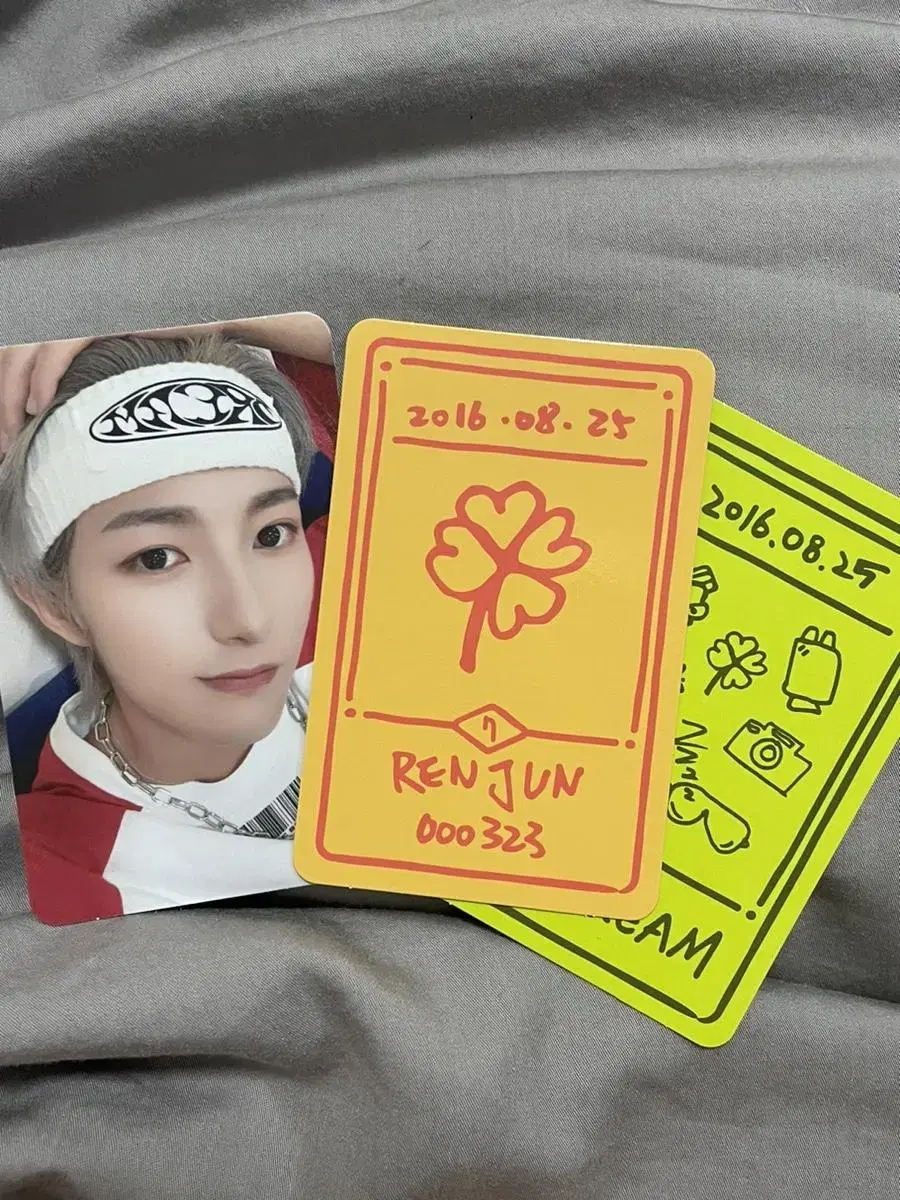 NCT Dream 7th Anniversary Lucky Card renjun amulet photocard