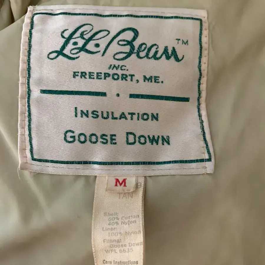 70s L.L Bean 구스다운 파카