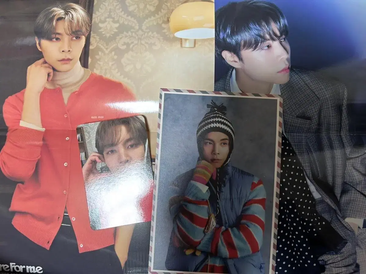 nct 127 johnny bidearformy photocard postcard poster set