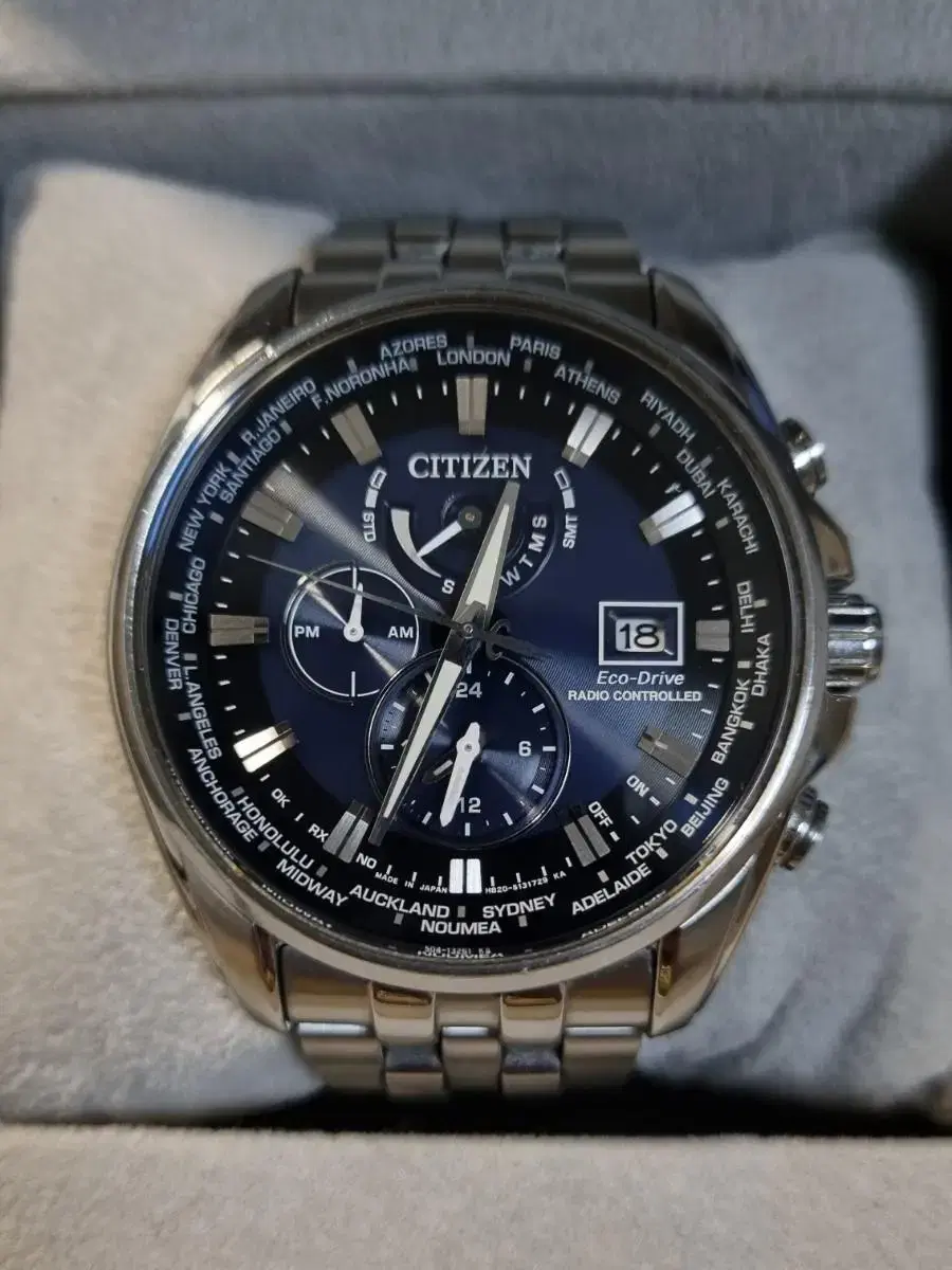 [CITIZEN] 시티즌 에코 드라이브 라디오 컨트롤