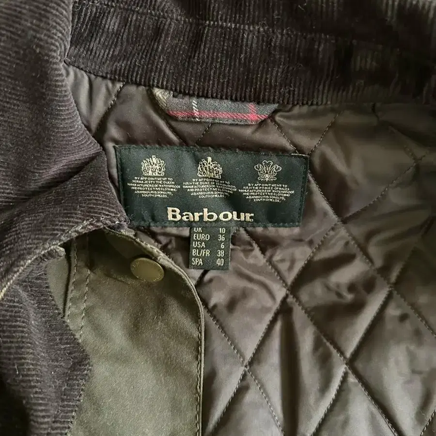 Barbour 벨세이 자켓 브라운 uk10