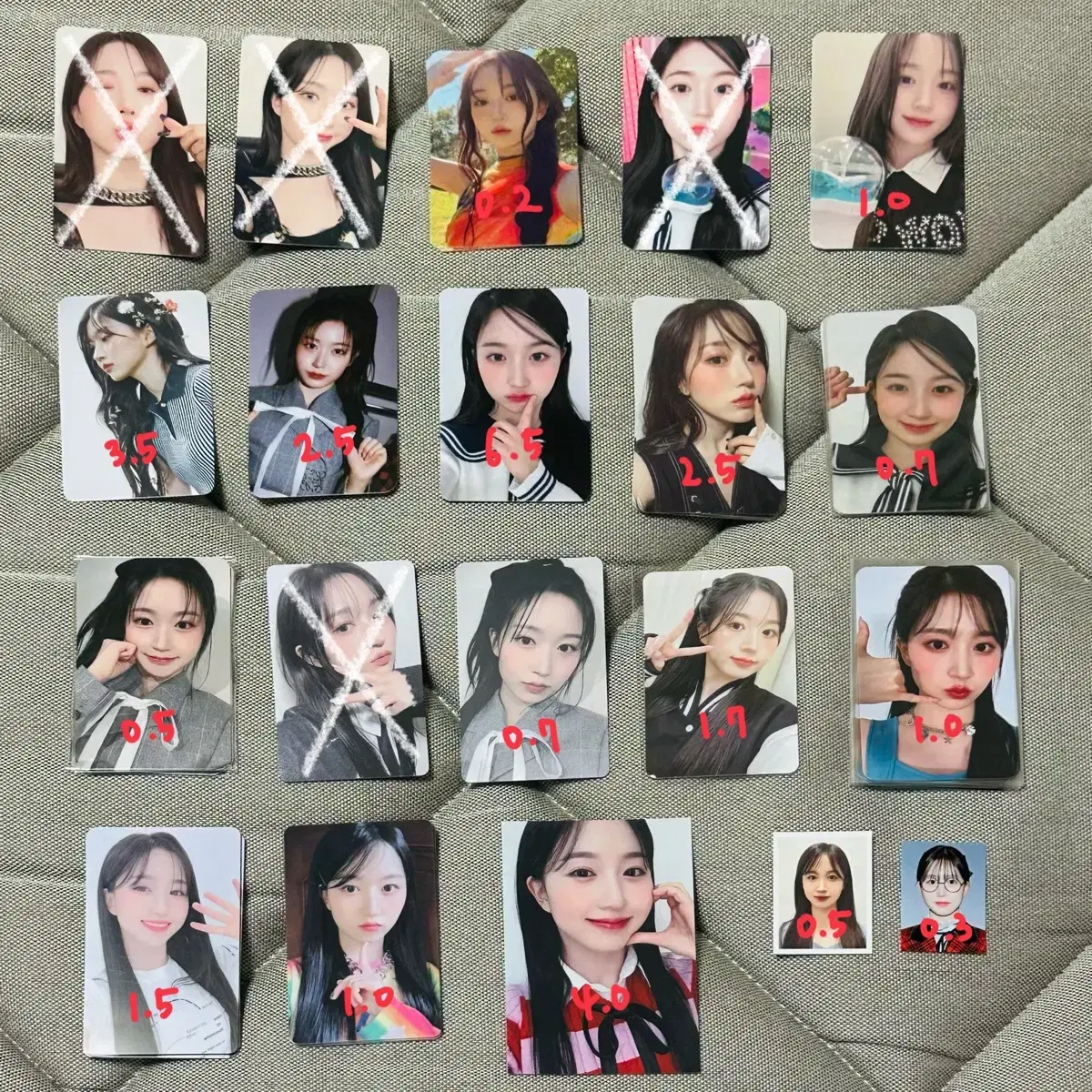 nmixx haewon dice unreleased photocard pre-order benefit album photocards wts sells