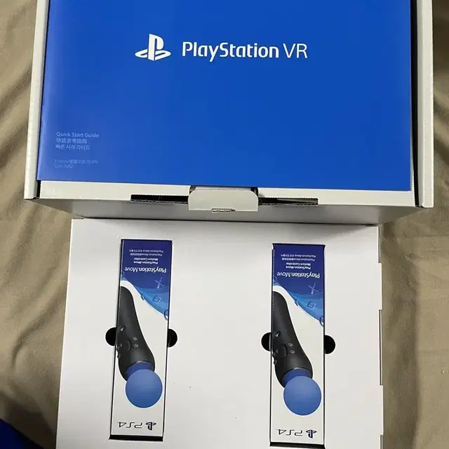 PS4 VR 플스4 VR 3번 세트 소장용 S급 풀박스