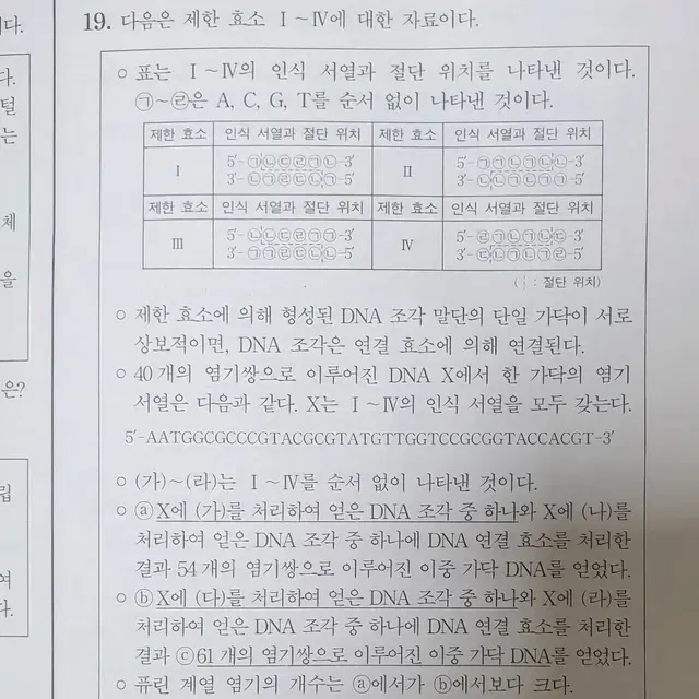 2021 생명과학2 모의고사 (시대인재+UAA)