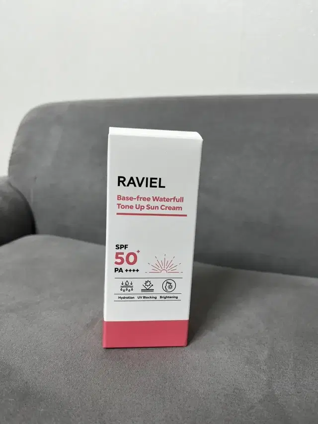 4.새상품 라비엘 베이스프리 워터풀 톤업 선크림, 50ml, 1개